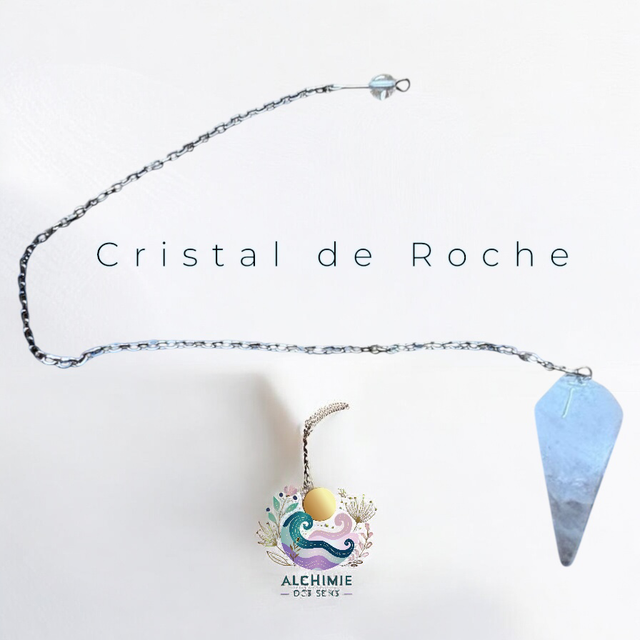 Pendule conique Cristal de Roche 3.5 cm