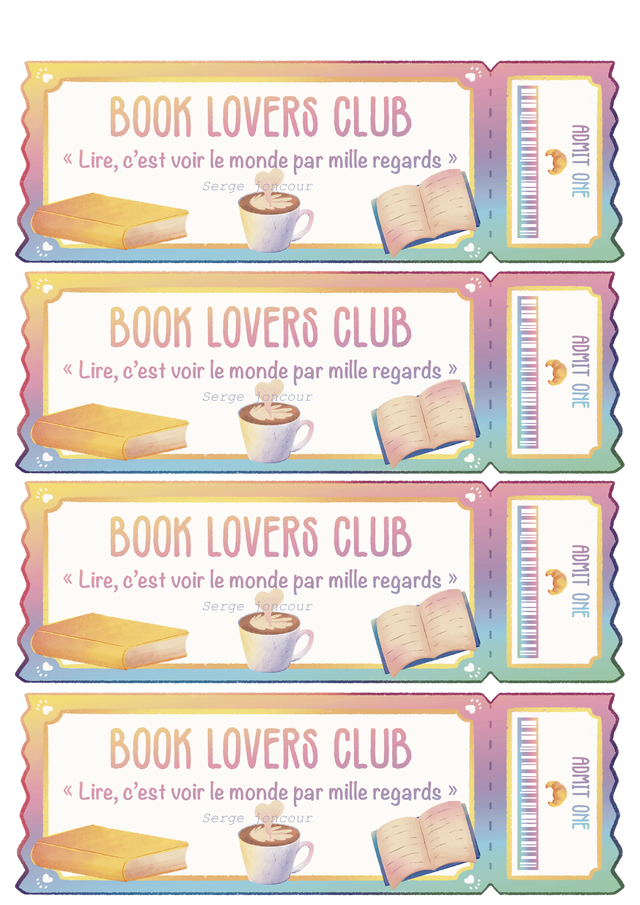 Marque page Book Lovers Club