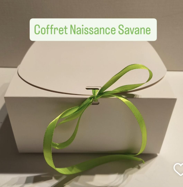 Coffret Naissance (Savane) vert 