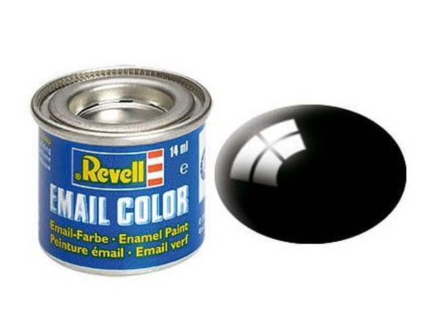 peinture email noir brillant revell 32107