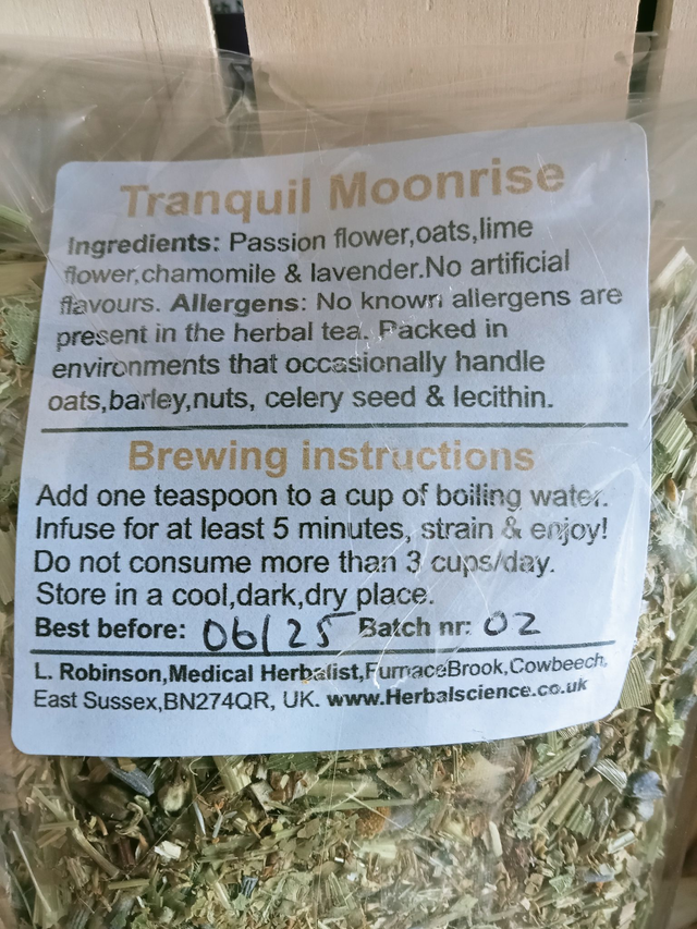 Tranquil Moonrise- herbal tea blend (30g)