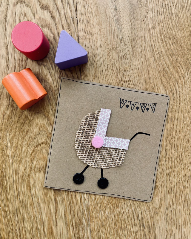 Kinderwagenkarte Baby Girl