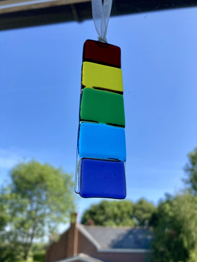 Mini rainbow wish stick