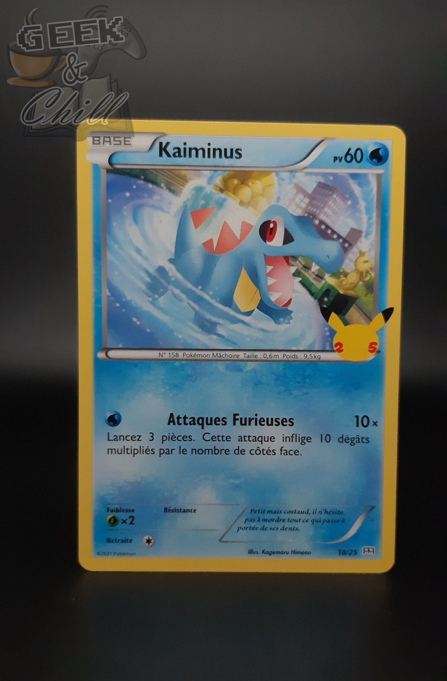 Carte Pokémon - 25th Anniversaire - Promo McDo 2021 - Kaiminus