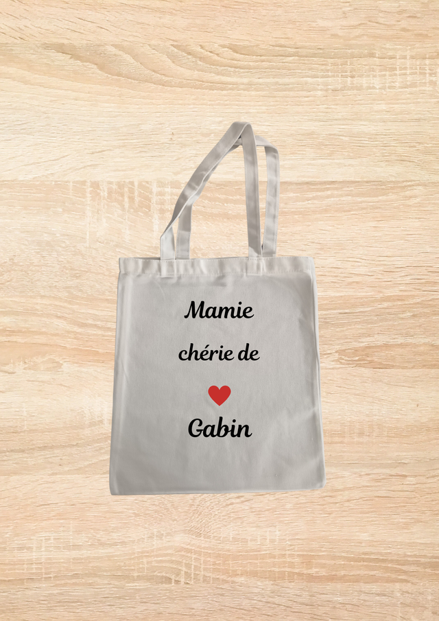 Sac fourre tout mamie chérie 