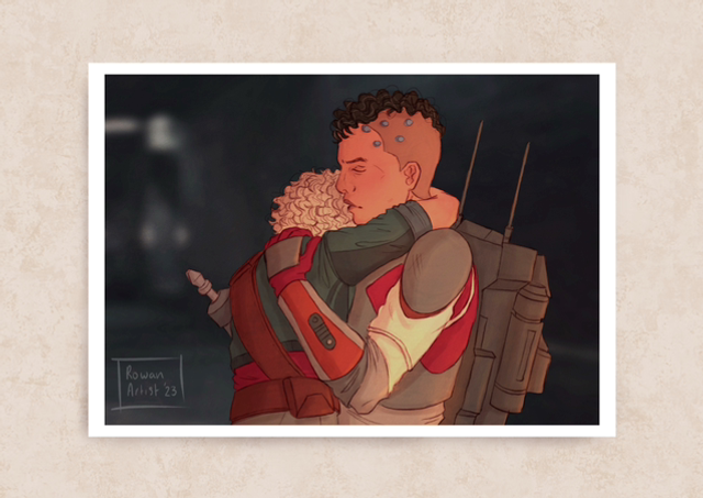 Star Wars - Echo and Omega Print-P69