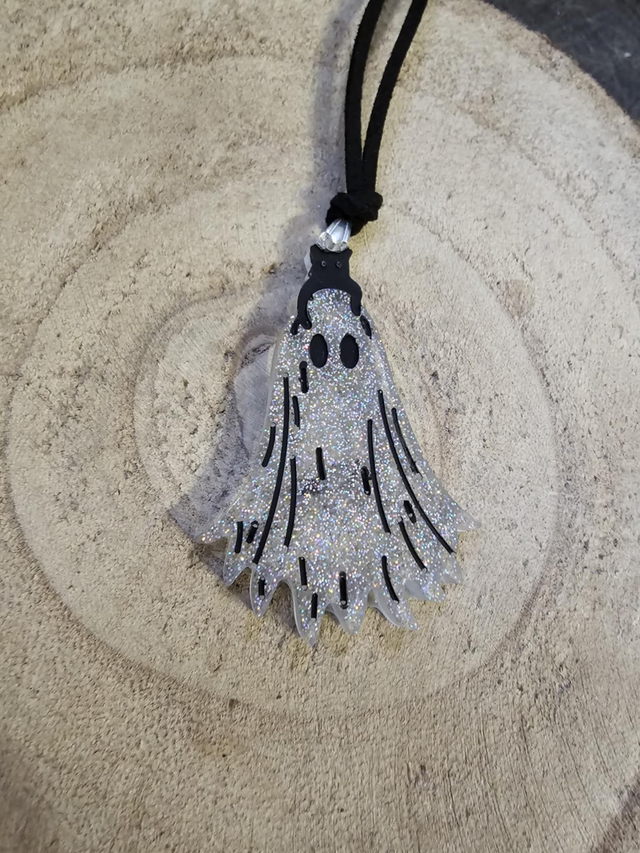 Fantôme paillettes &amp; chat