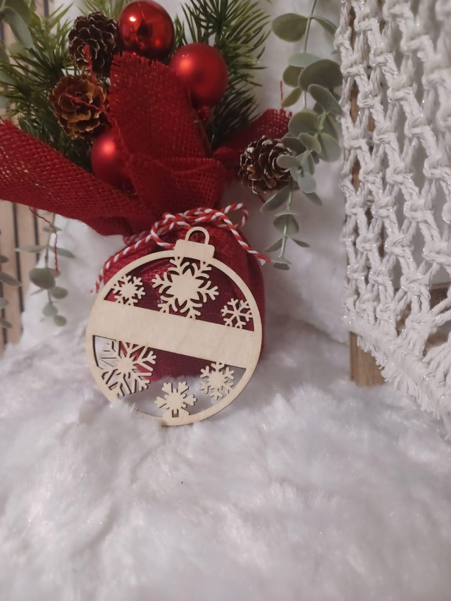 Suspension Boule flocons horizontal