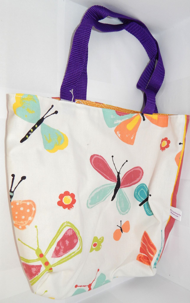 Childs Fabric Bag Butterflies
