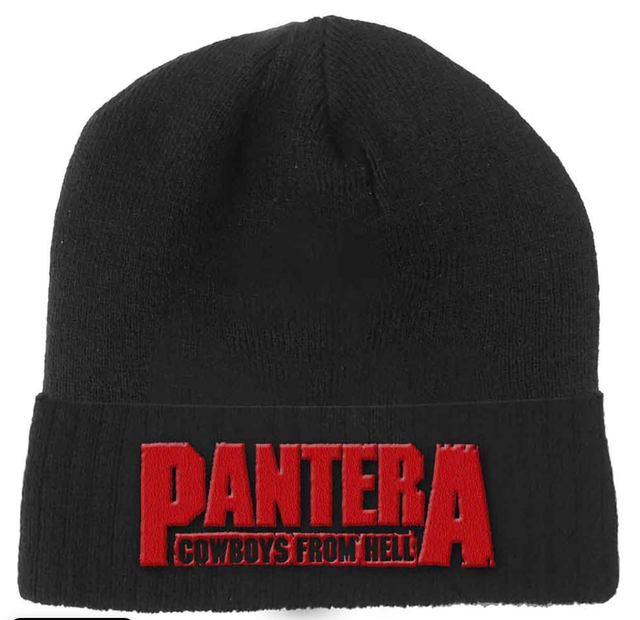 Pantera Unisex Beanie Hat: Cowboys from Hell 2 (Black)