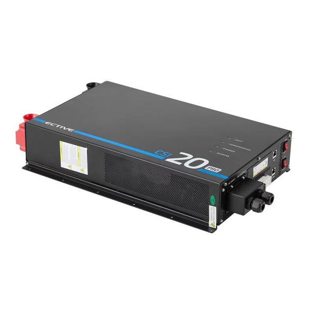 ECTIVE CSI 20 PA-RCD PRO 2000W/12V Sinus-Wechselrichter mit Netzvorrangschaltung und 150A Ladegerät