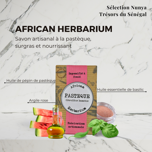 Savon à l'huile de pastèque, African herbarium 