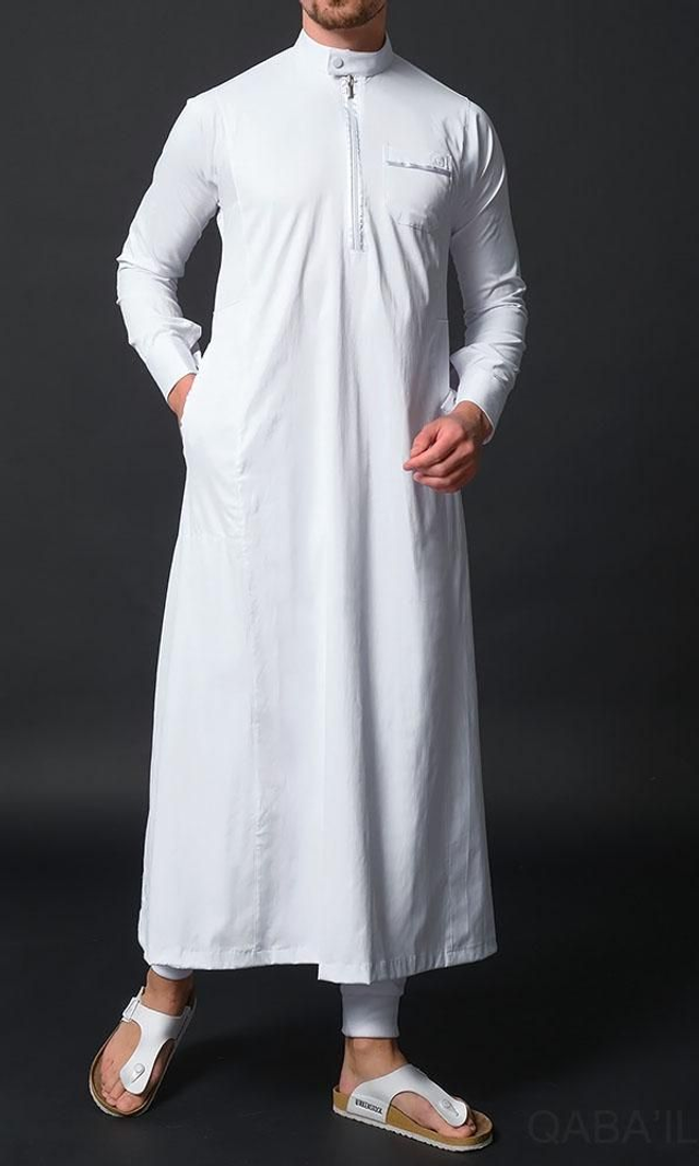 Qamis Long Amir – Gamme Premium – Blanc