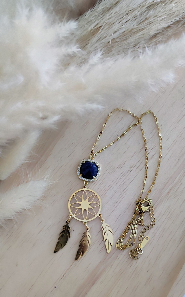 Collier "Lumière" Sodalite