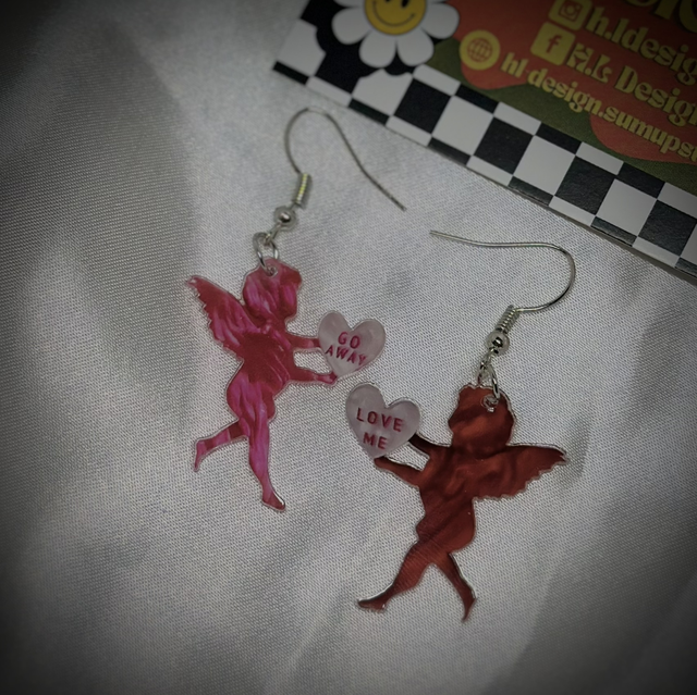 Go Away Cupid Earrings