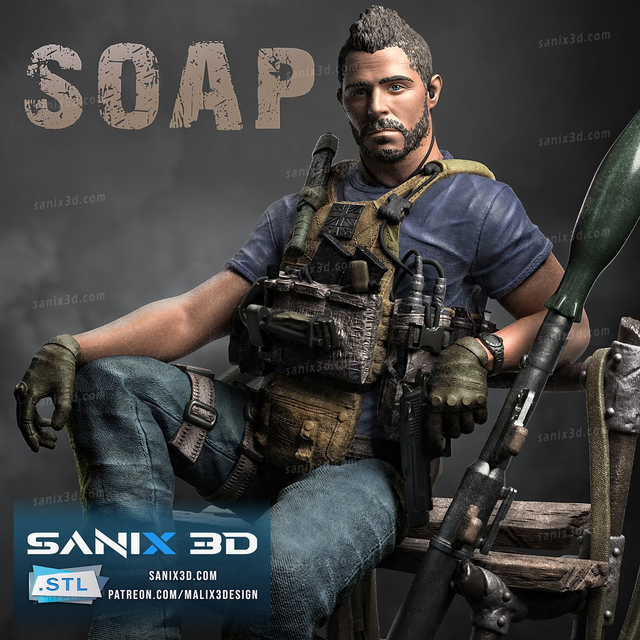 Statue SOAP (Call of) série GAMING