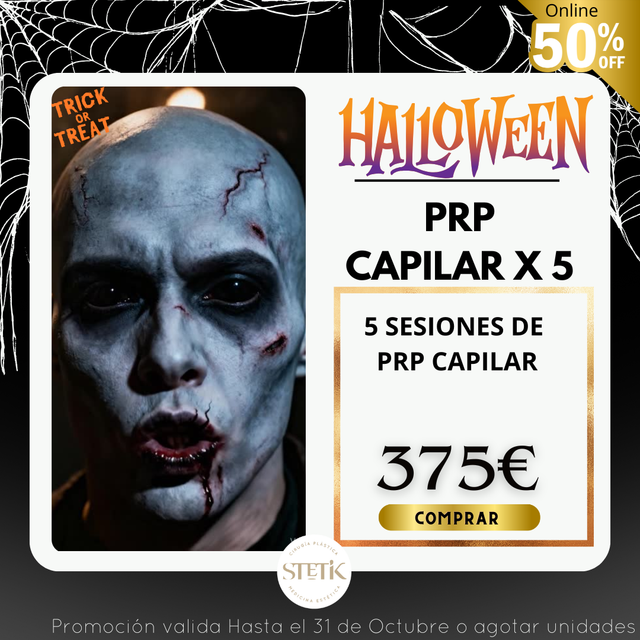 Promo PRP Capilar X 5 Sesiones