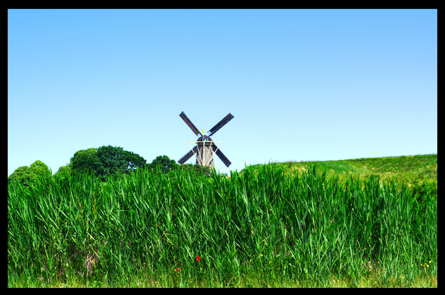 A4 Molen - Photoprint Framed
