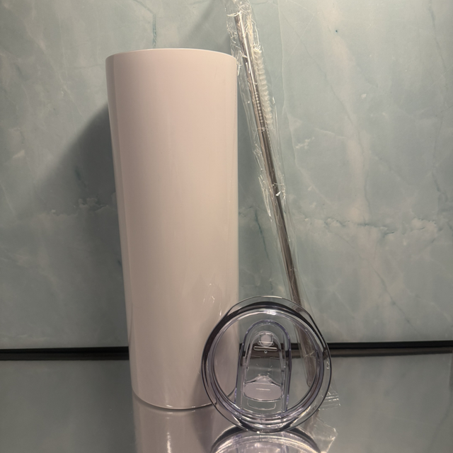 Thermobecher mit Strohhalm 