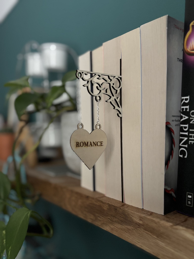 Romance Book Divider Tavern Signs, Personalised Book Genre Shelf Dividers, Rustic Library Organisers, BookTok Aesthetic Gift for Readers