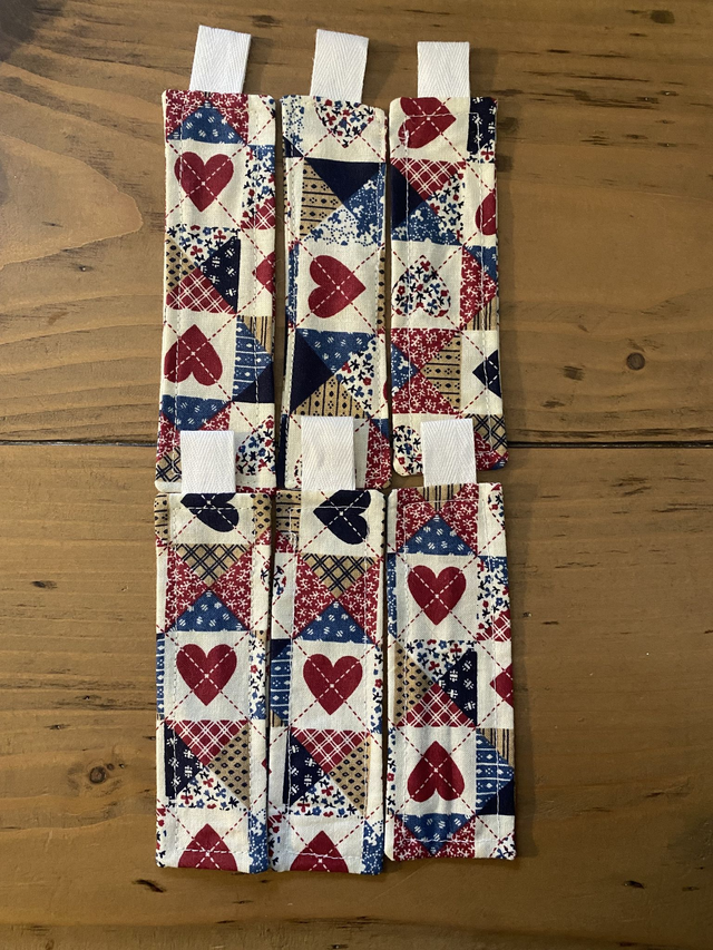 Bookmarkers 'Quilt Hearts'