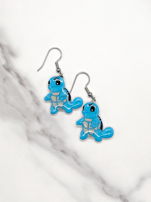 Squirtle Drop Earrings