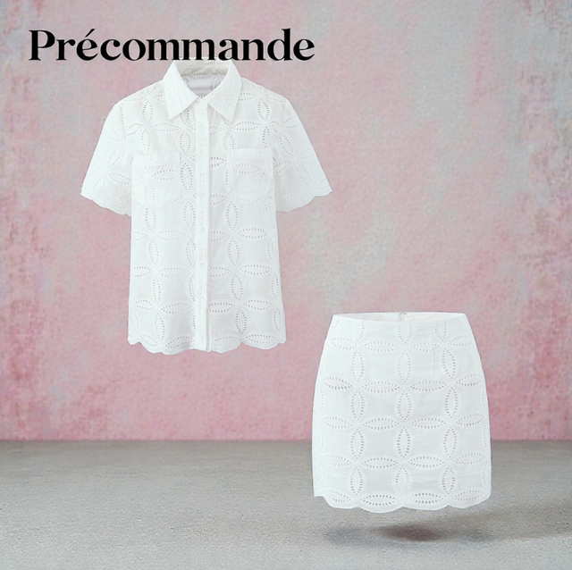 Ensemble femme KALY | Blanc PRÉCOMMANDE 