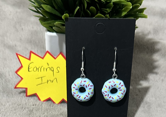 Blue Dangling Earrings- BLDE86