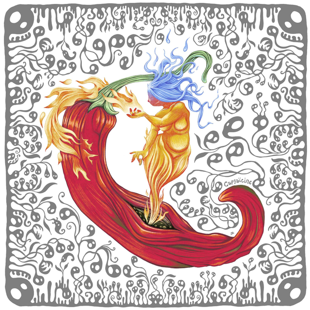 Capsaïcine - impression d'art