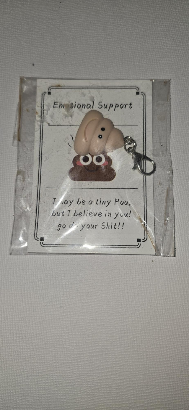 Emotional Support poo pink