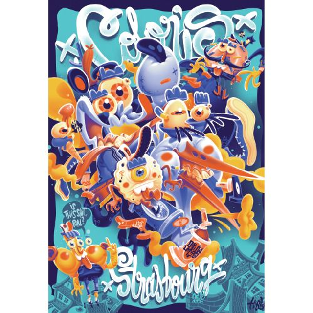 HRVB - Print - 40x50cm - 30ex - Signé