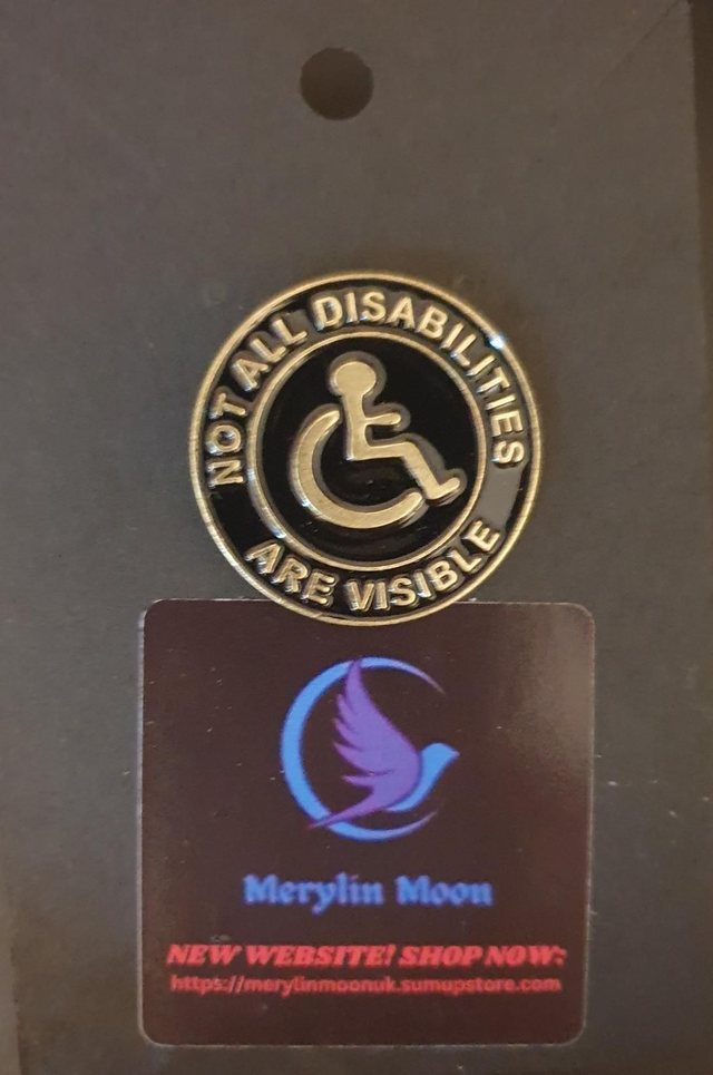 Not All Disabilities Pin Badge 