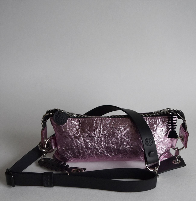 Pink chest-belt bag "Lu_roosa"