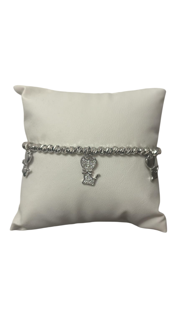 BRACCIALE GATTO SILVER