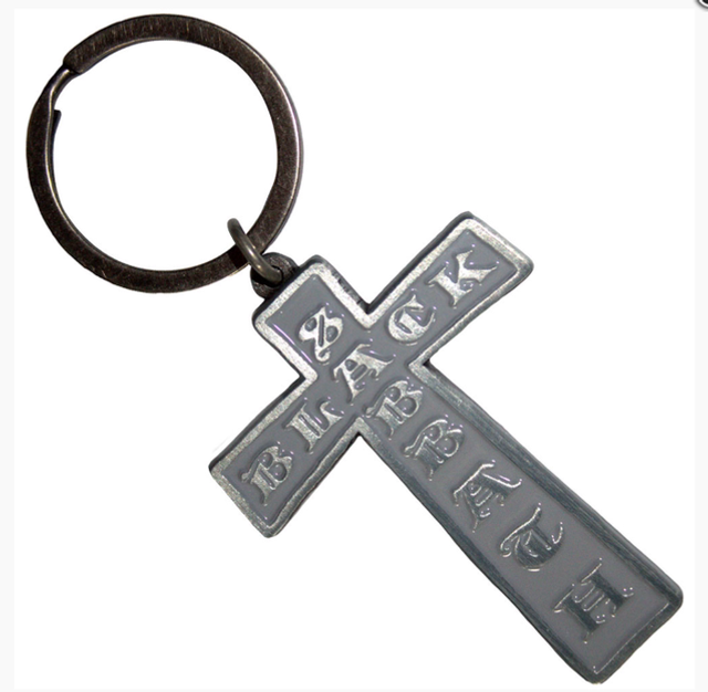 BLACK SABBATH KEYCHAIN: CROSS