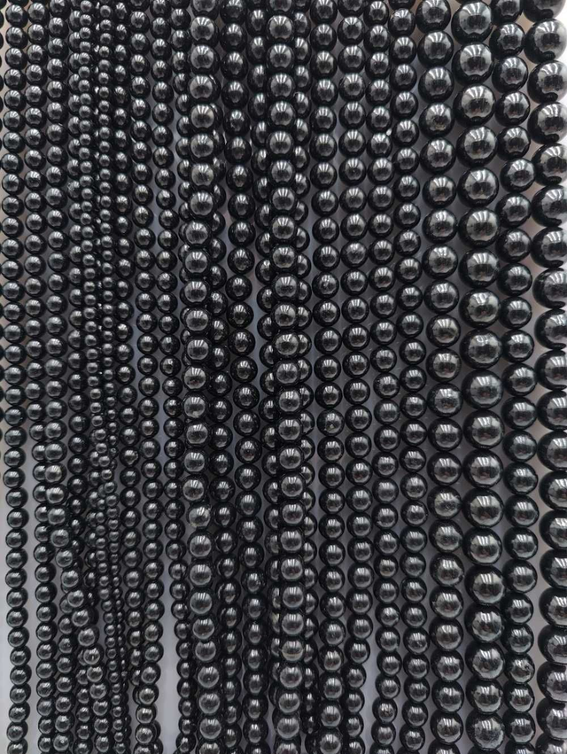 Shungite - Perles polies