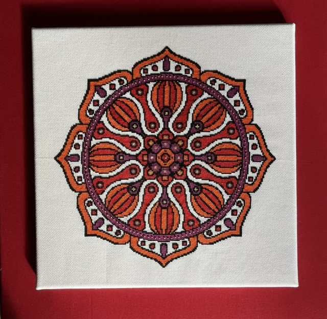 Grille Points Comptés *Mandala Bollywood*