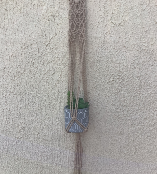 Suspension pour pot de fleur 