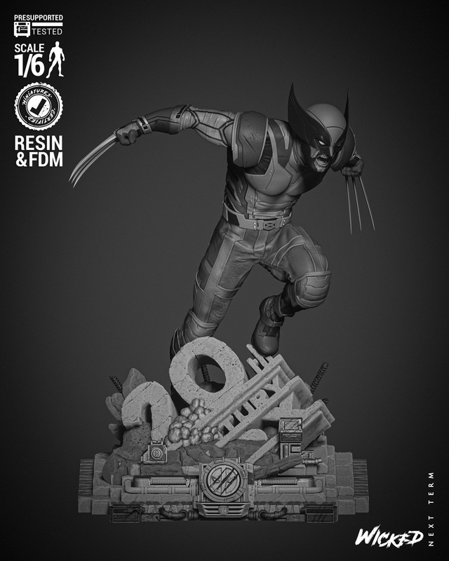 STATUE WOLVERINE (Deadpool 2024) série Movie 
