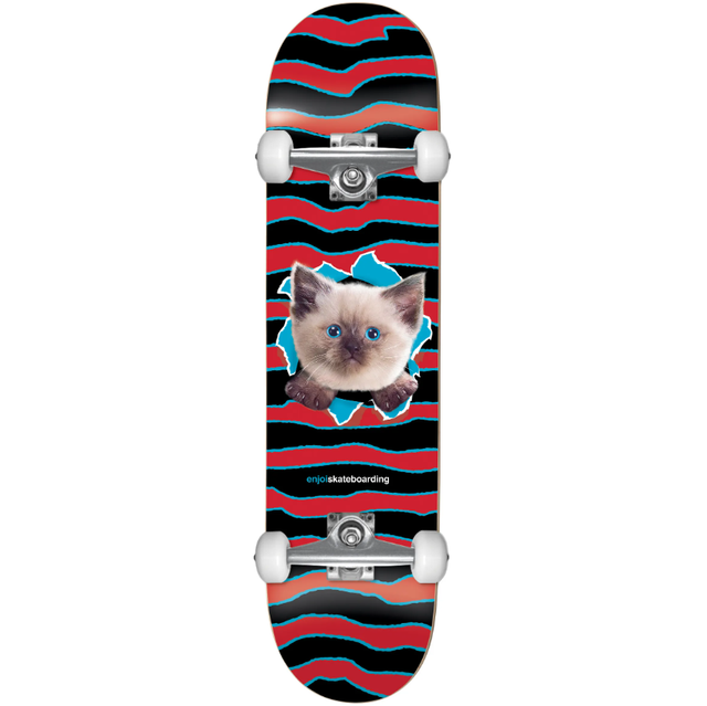Enjoi Kitten Ripper FP Complete Black/Red 7.375"
