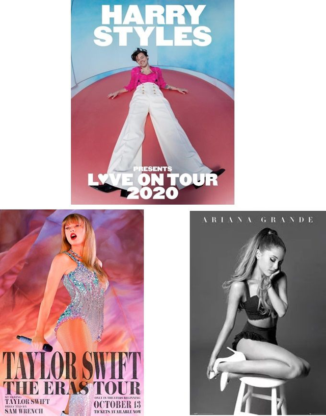 Gift  Pop Poster pack of 3 posters  (includes delivery)