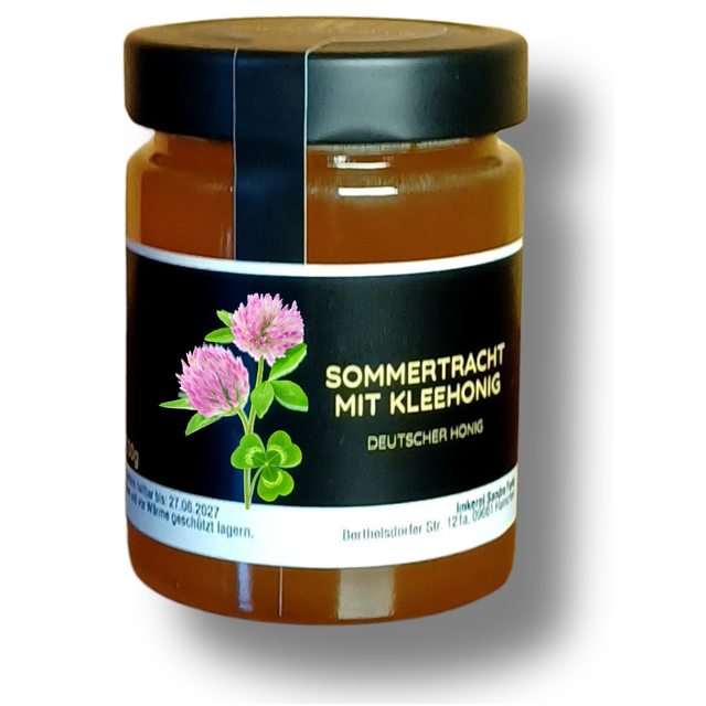 Bio - Sommertracht mit Kleehonig – blumig-milder Honiggenuss aus der warmen Jahreszeit
