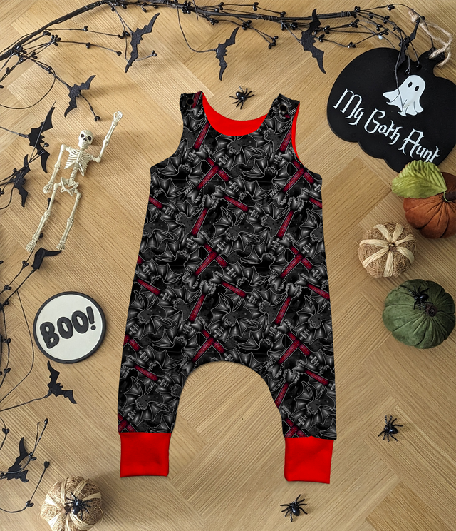Bat Guitars Childrens Romper 