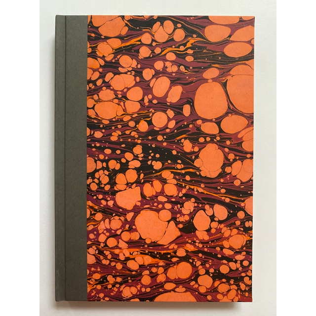 Hardbound Notebook, Peach Spot