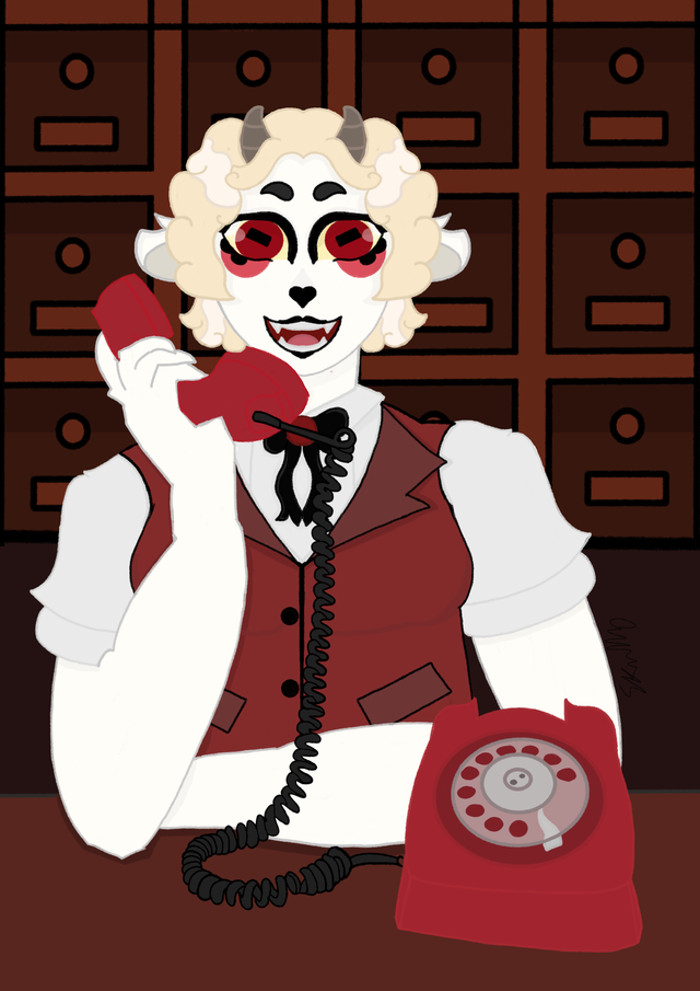 Hazbin Hotel Charlie A5 Art Print