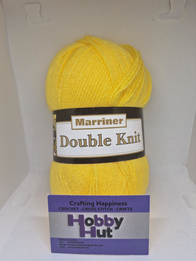 Marriner Double Knit Yellow Yarn 100g