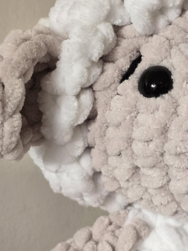 Petal Lamb - Handmade Crochet Lamb - Soft Nursery Plush