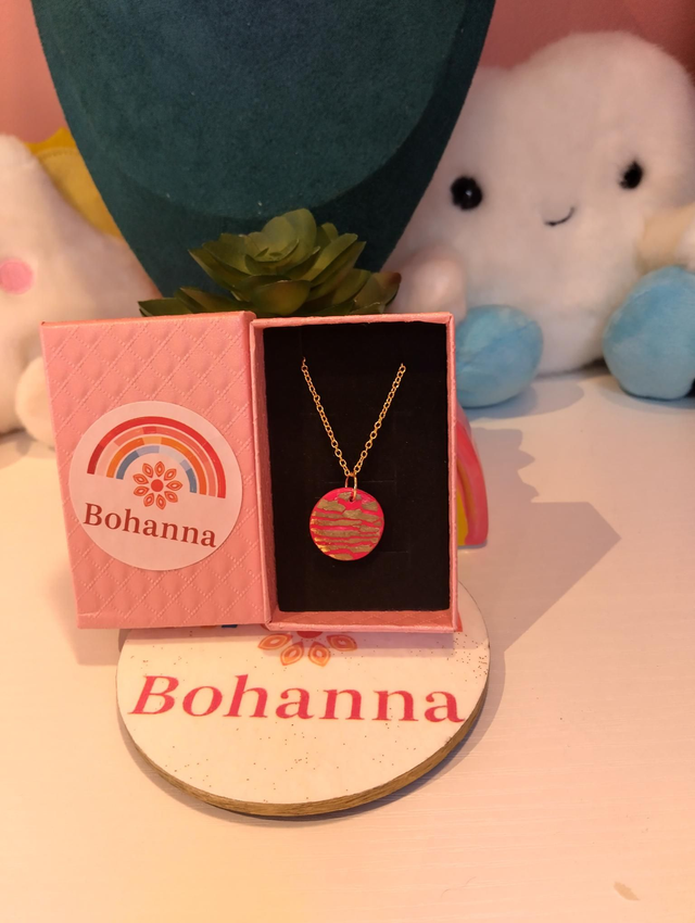 Boho circles necklace 