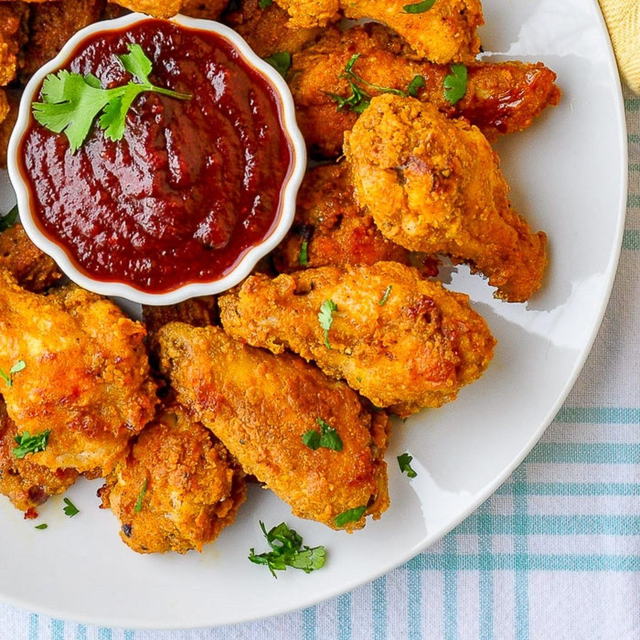 Chicken Hot Wings (6 Pcs)
