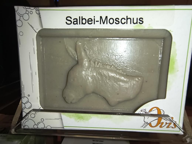 Ovis - Ezelmelkzeep sage-musk 100gr